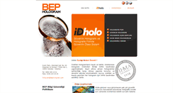 Desktop Screenshot of bephologram.com